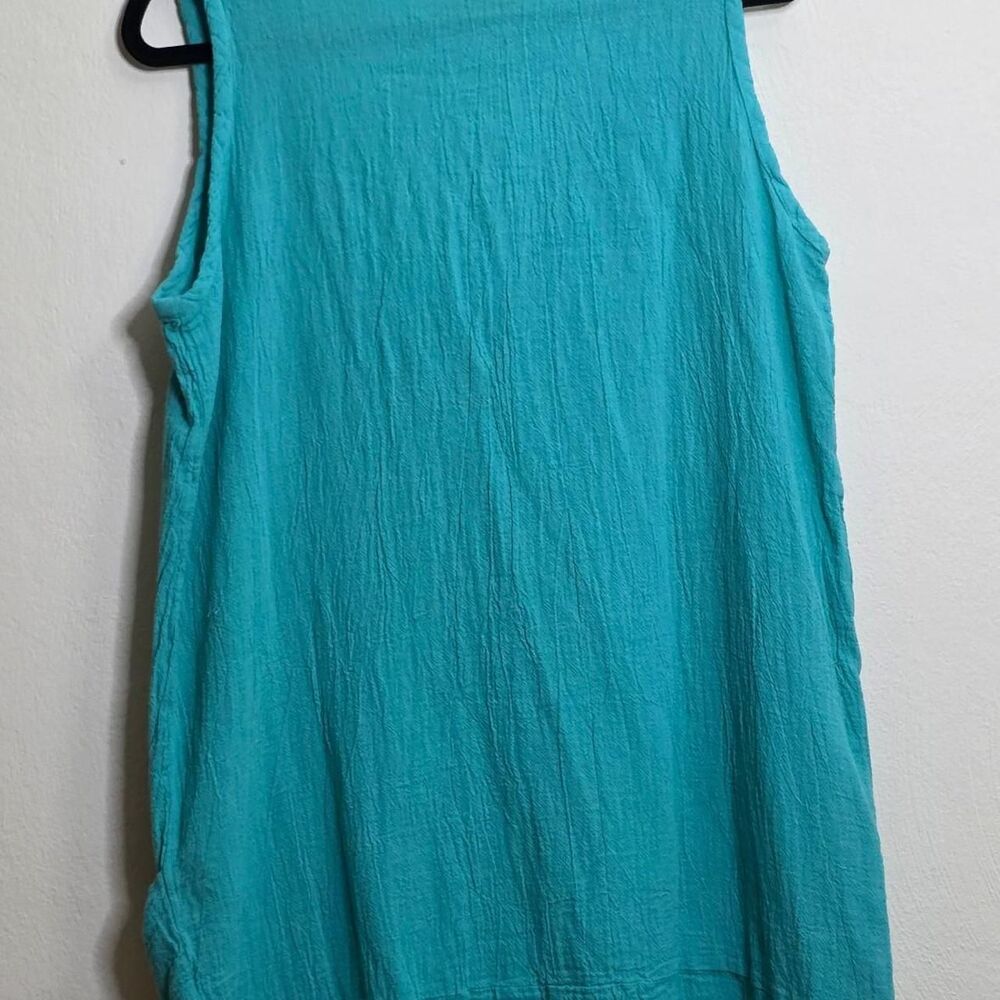 Cecilia-prado Women's Blue and Green Vest - Picture 2 of 3